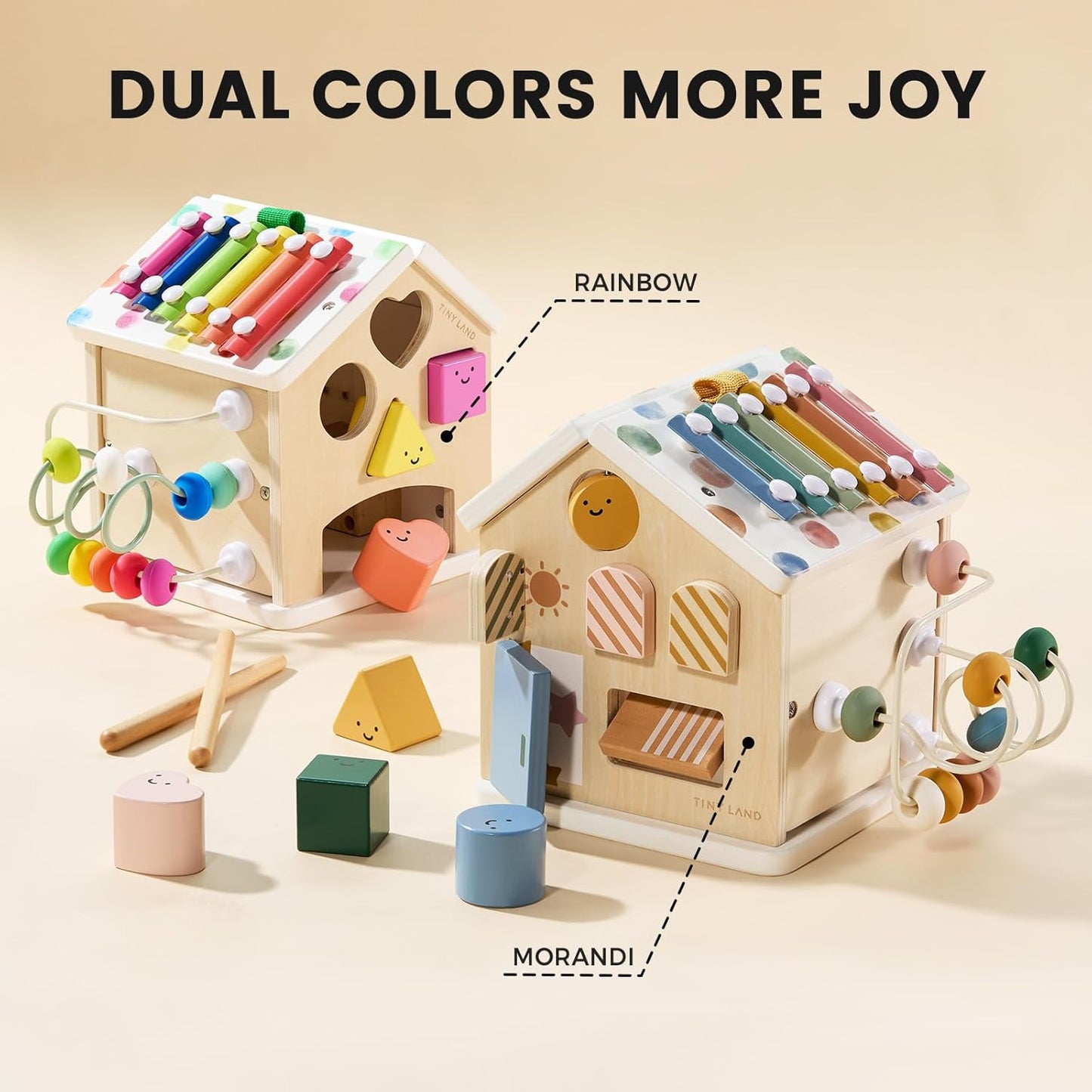 Brain & Hands Playset β Montessori Box (4β6 Months) + Activity Cube