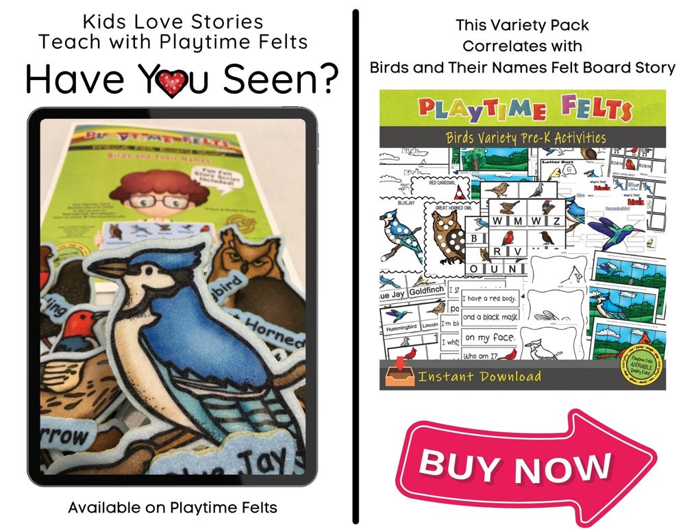 Birds Color, Trace, Cut & Paste Variety Pack π₯ INSTANT Download - Preschool Activity Sheets Playtime Felts