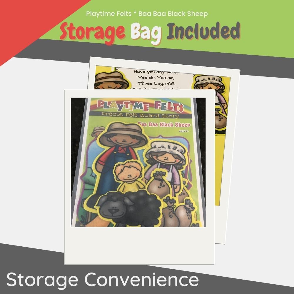 Baa Baa Black Sheep | Felt Board Nursery Rhymes for Preschool - Felt Board Stories for Preschool Classroom Playtime Felts