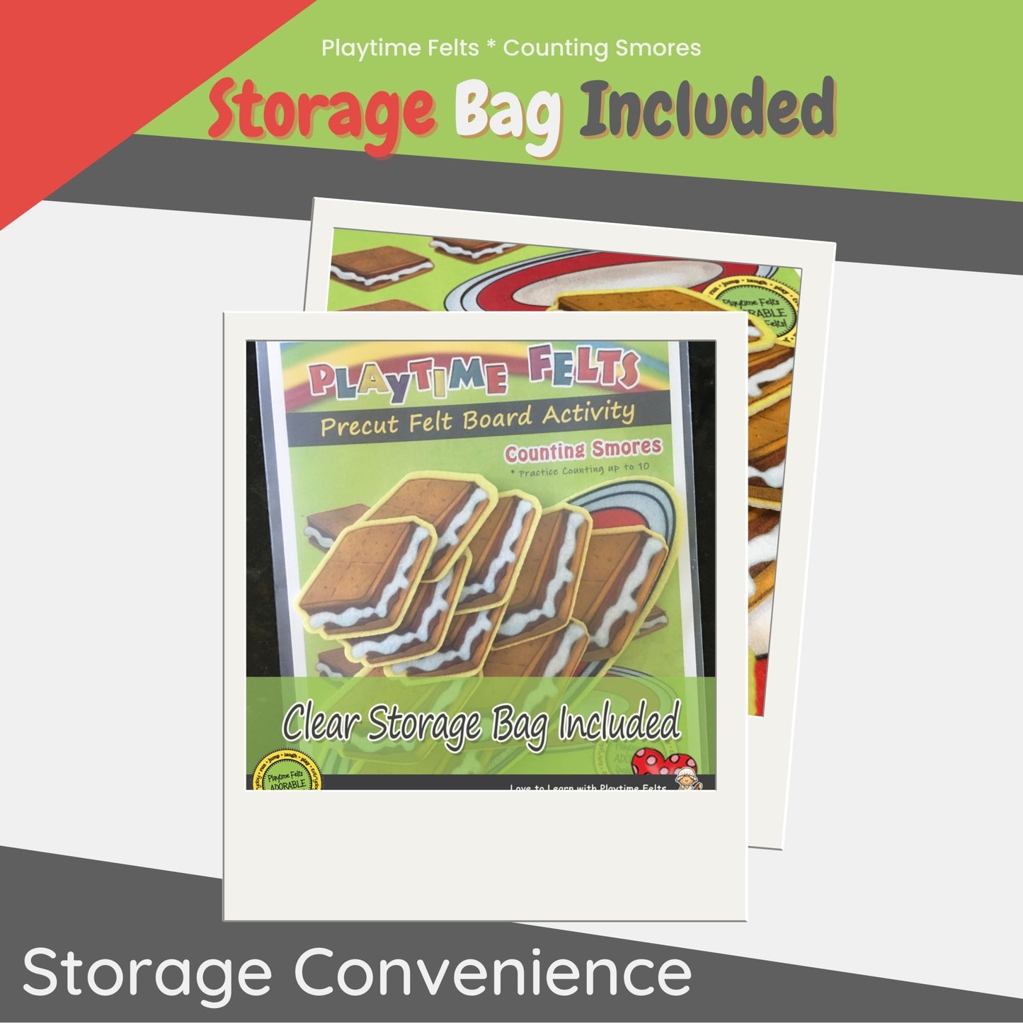 Counting Smores Felt Board Play | Let's Count to 10 - Felt Board Stories for Preschool Classroom Playtime Felts