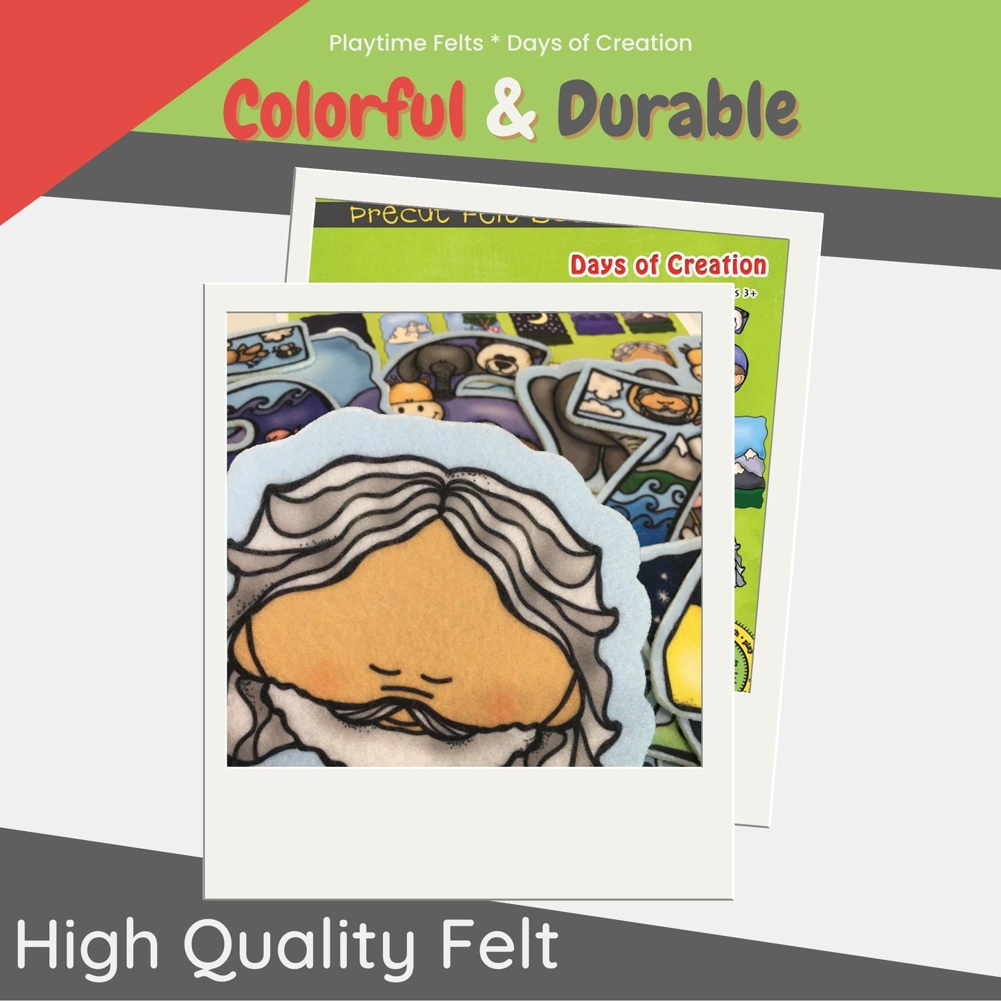 Days of Creation | Felt Board Bible Stories for Preschool - Felt Board Stories for Preschool Classroom Playtime Felts