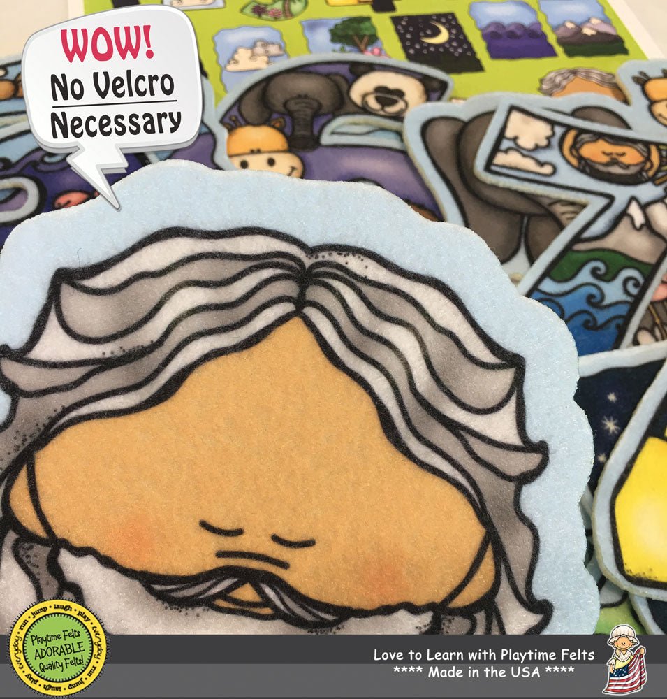 Days of Creation | Felt Board Bible Stories for Preschool - Felt Board Stories for Preschool Classroom Playtime Felts