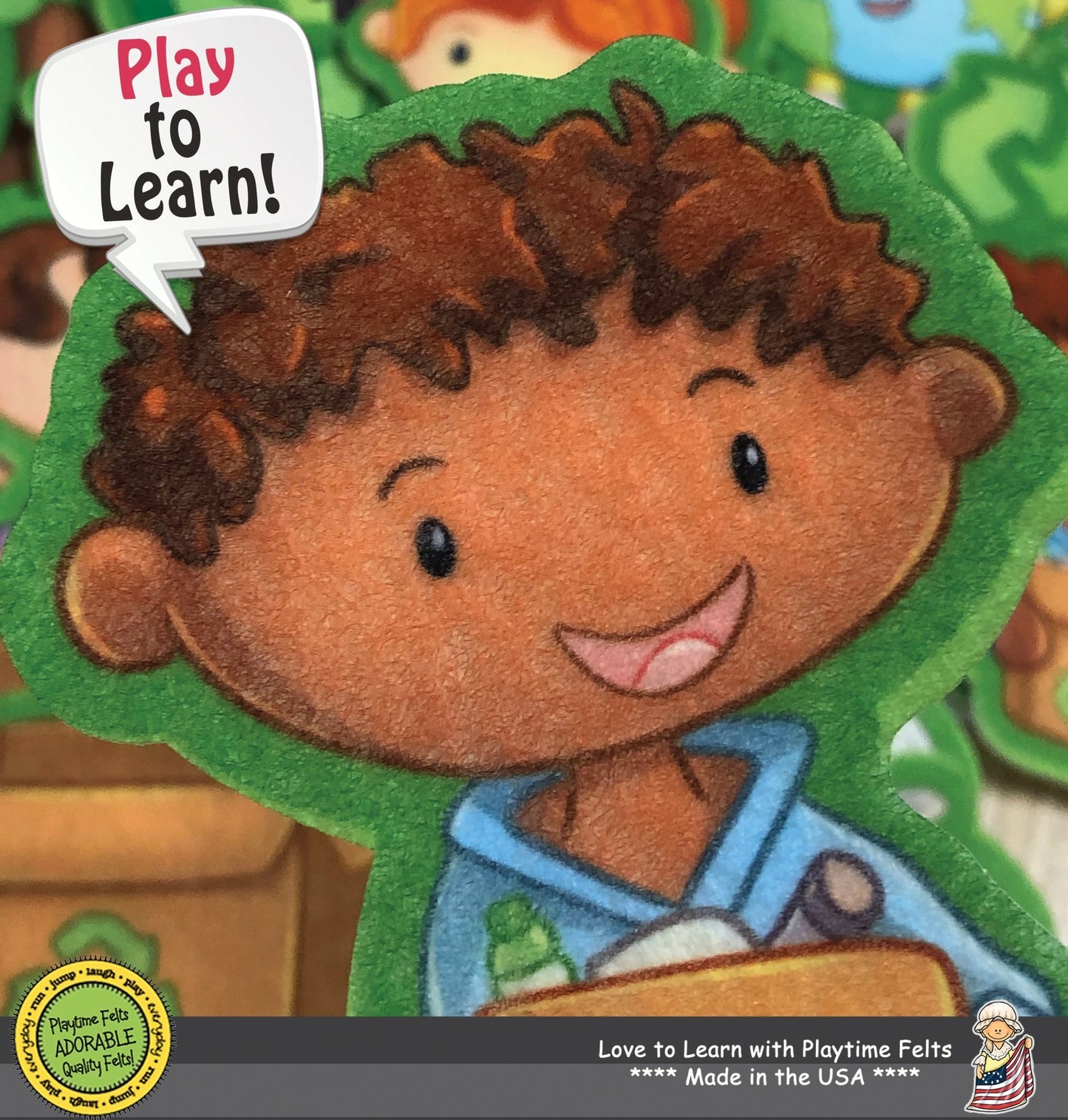 Earth Day Every Day Felt Board Story for Preschoolers - Felt Board Stories for Preschool Classroom Playtime Felts