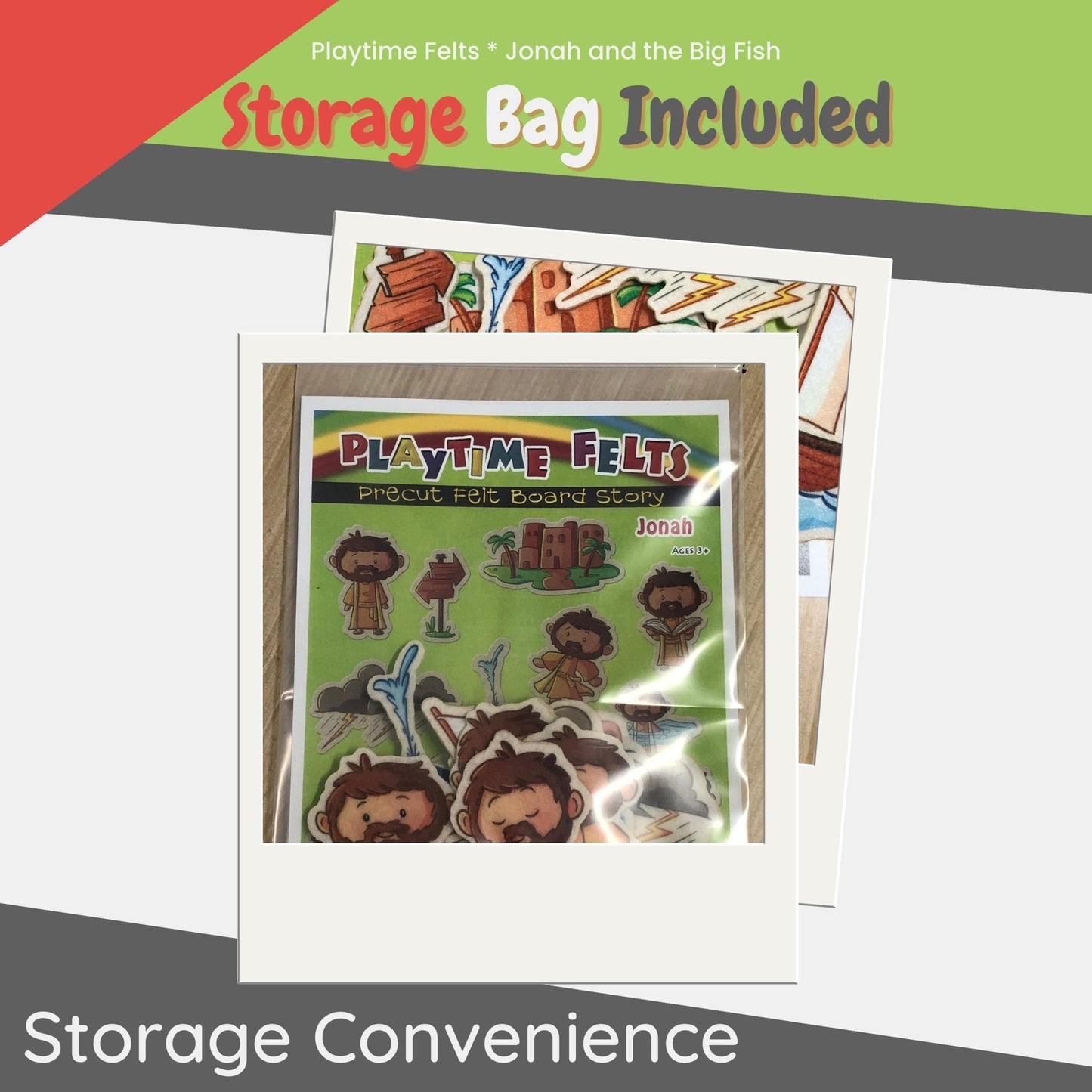 Jonah Go To Nineveh | Felt Board Bible Stories for Preschool - Felt Board Stories for Preschool Classroom Playtime Felts