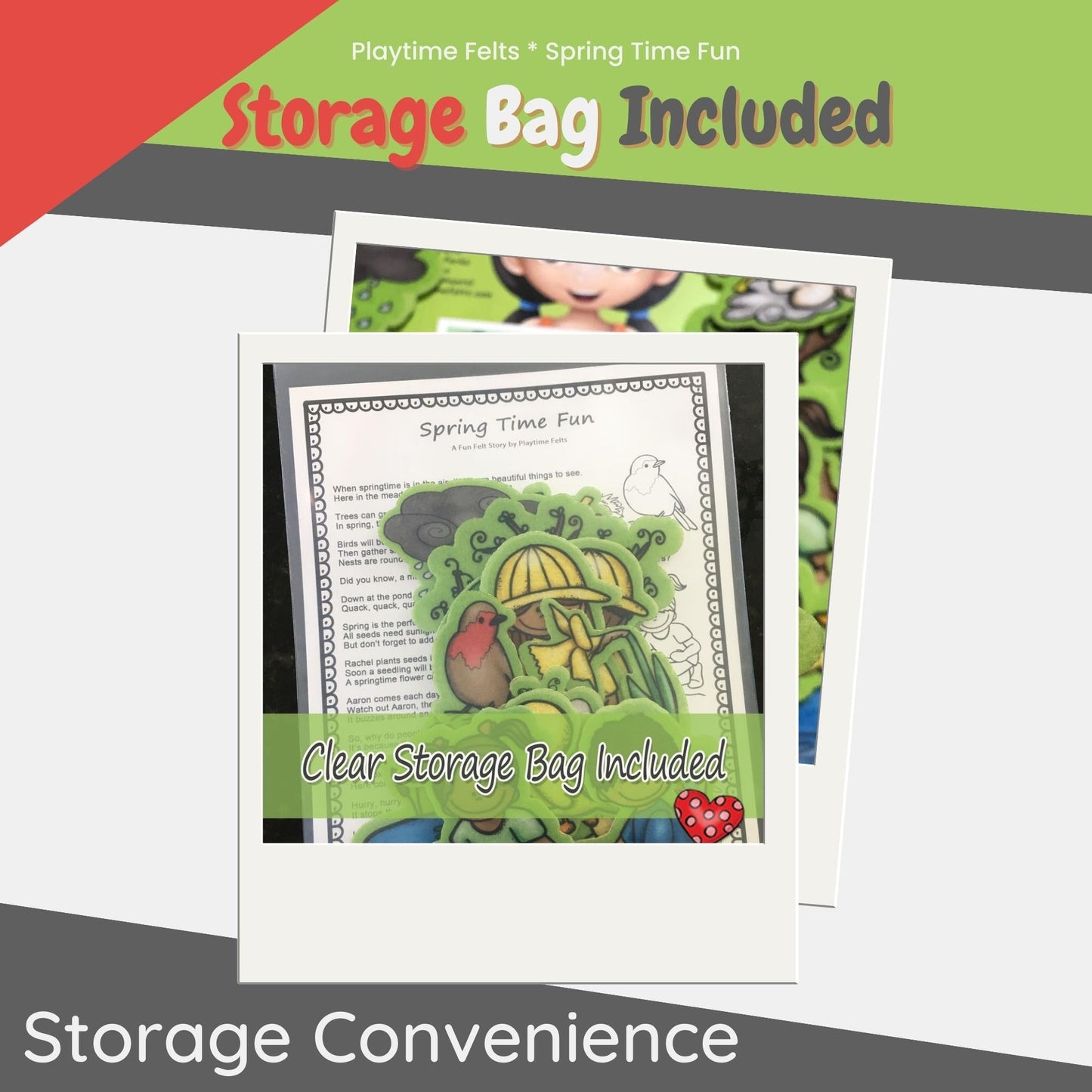 Spring Felt Board Stories for Preschoolers - Felt Board Stories for Preschool Classroom Playtime Felts