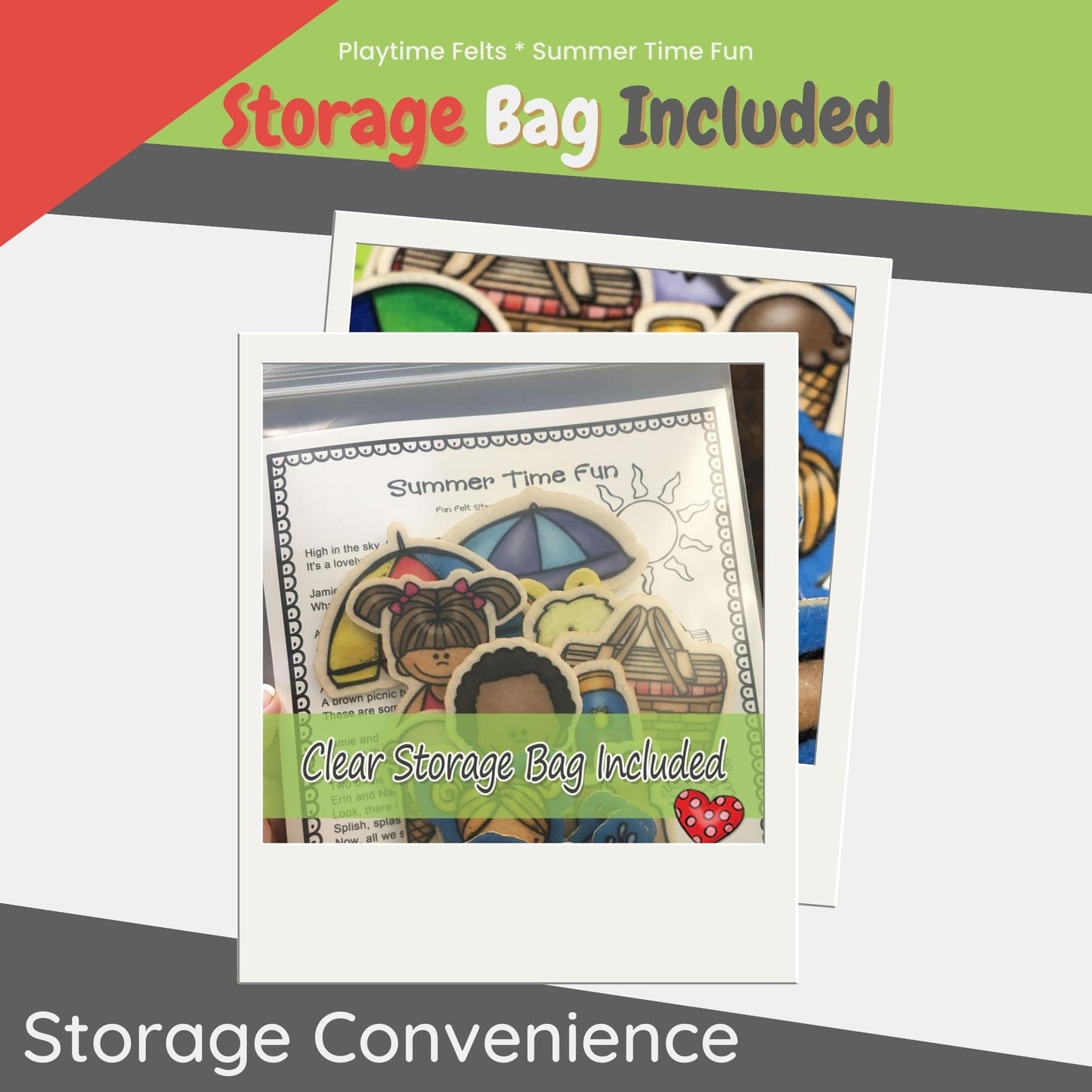 Summer Felt Board Stories for Preschoolers - Felt Board Stories for Preschool Classroom Playtime Felts