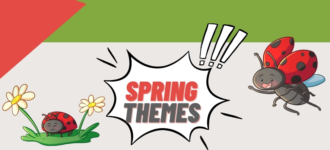Spring Themes Printable Work Pages for Pre K