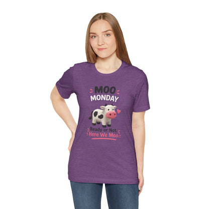 Funny Cow T-Shirt — "Moo Monday"