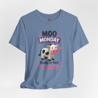 Funny Cow T-Shirt — "Moo Monday"