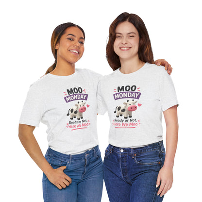 Funny Cow T-Shirt — "Moo Monday"
