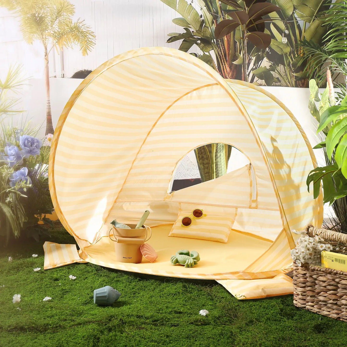 Tiny Land® One-Stop Beach Toy & Tent Set