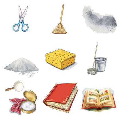 Mouse and Cookie Clipart PNG Bundle: Storybook PNG Images