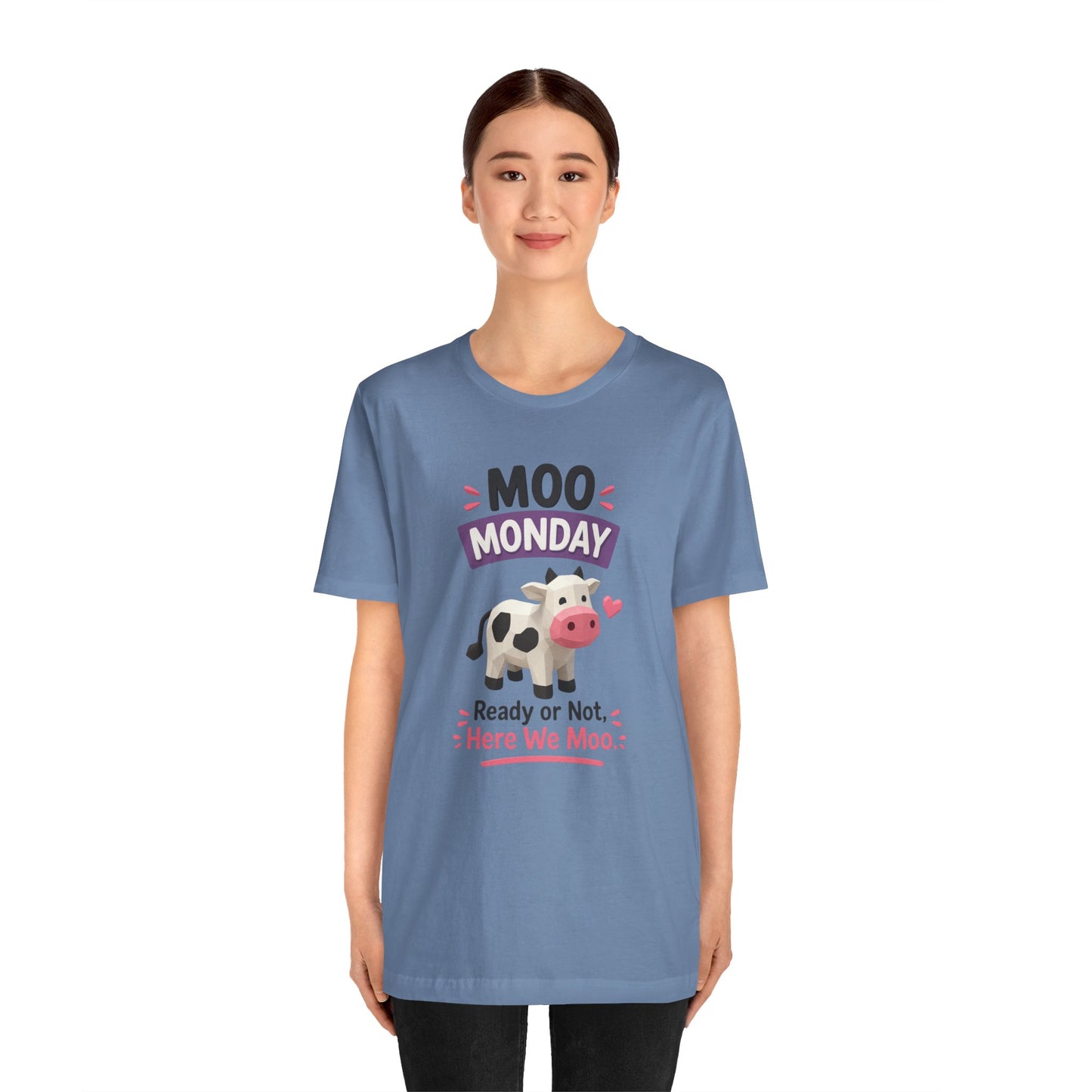 Funny Cow T-Shirt — "Moo Monday"
