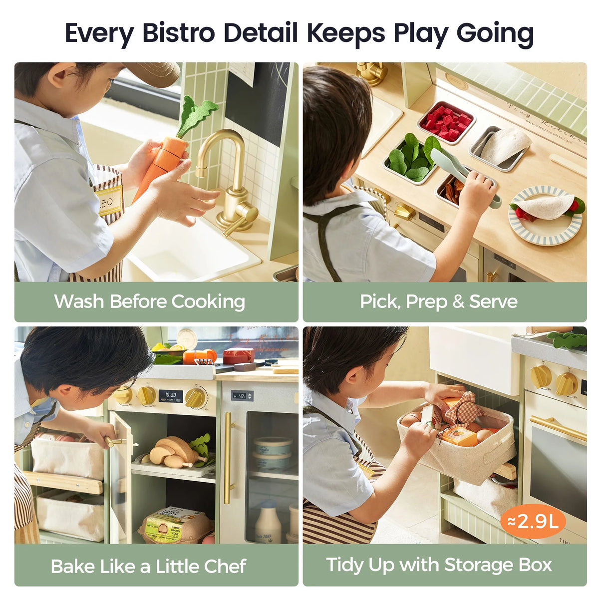 Tiny Land® BistroSwitch Play Kitchen