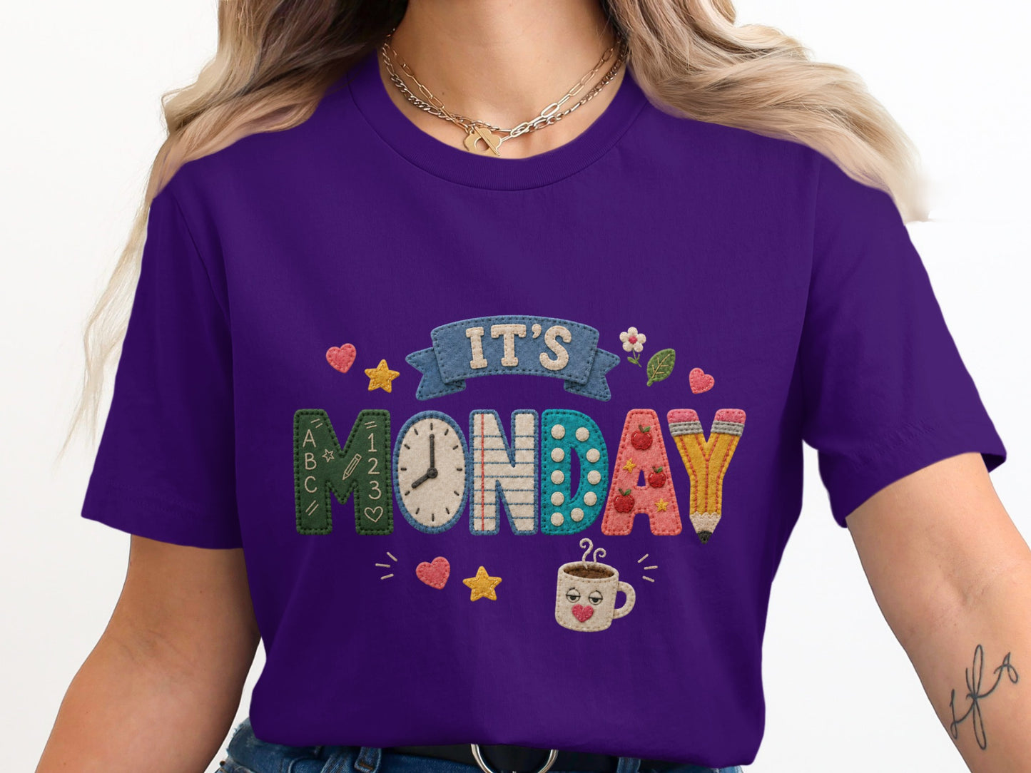 Purple t-shirt with