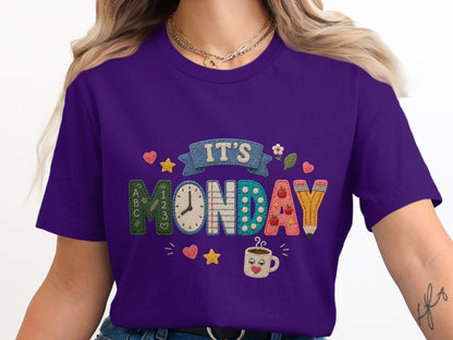 Purple t-shirt with