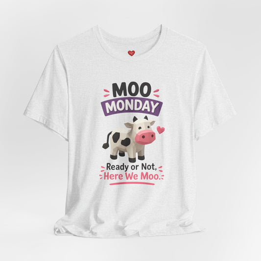 Funny Cow T-Shirt — "Moo Monday"