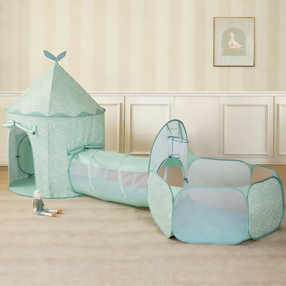 Tiny Land® Compact Adventure 3-in-1 Play Tunnel With no Balls