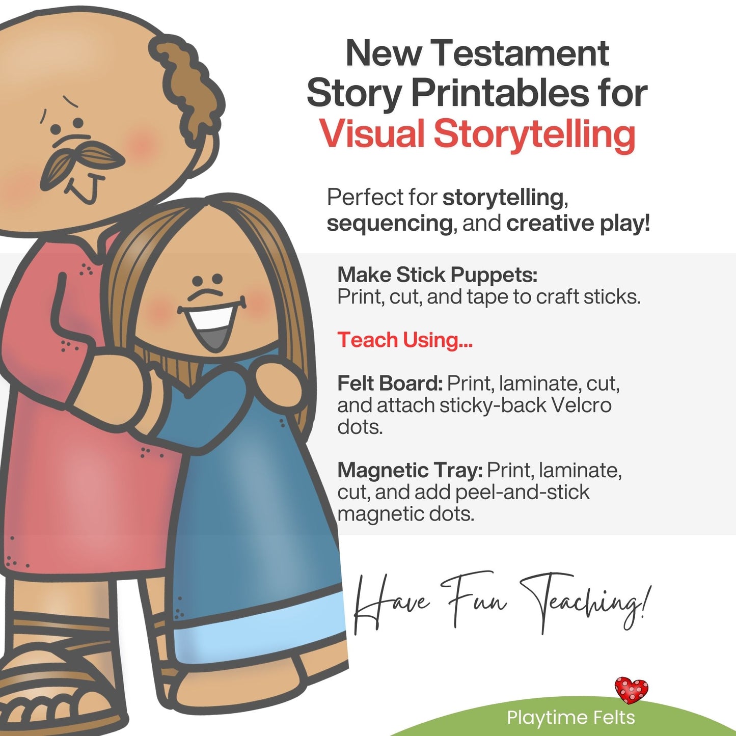 Jesus Raises a Dead Girl Stick Puppets, Bible Story PDF Download
