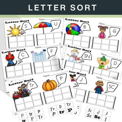 Preschool Worksheet Bundle: 1400+ Pages, Activity Printables PDF Download