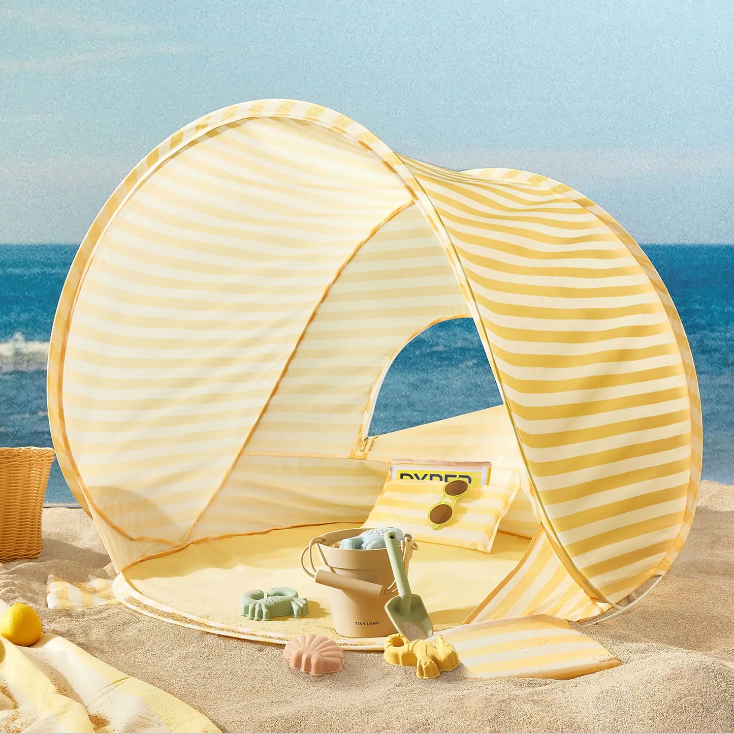 Tiny Land® One-Stop Beach Toy & Tent Set