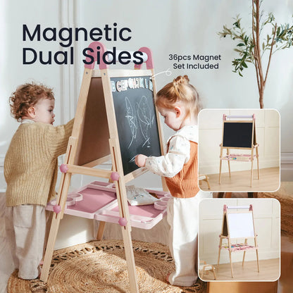 Tiny Land® Pink Magnitales Easel & Paper Roll Set