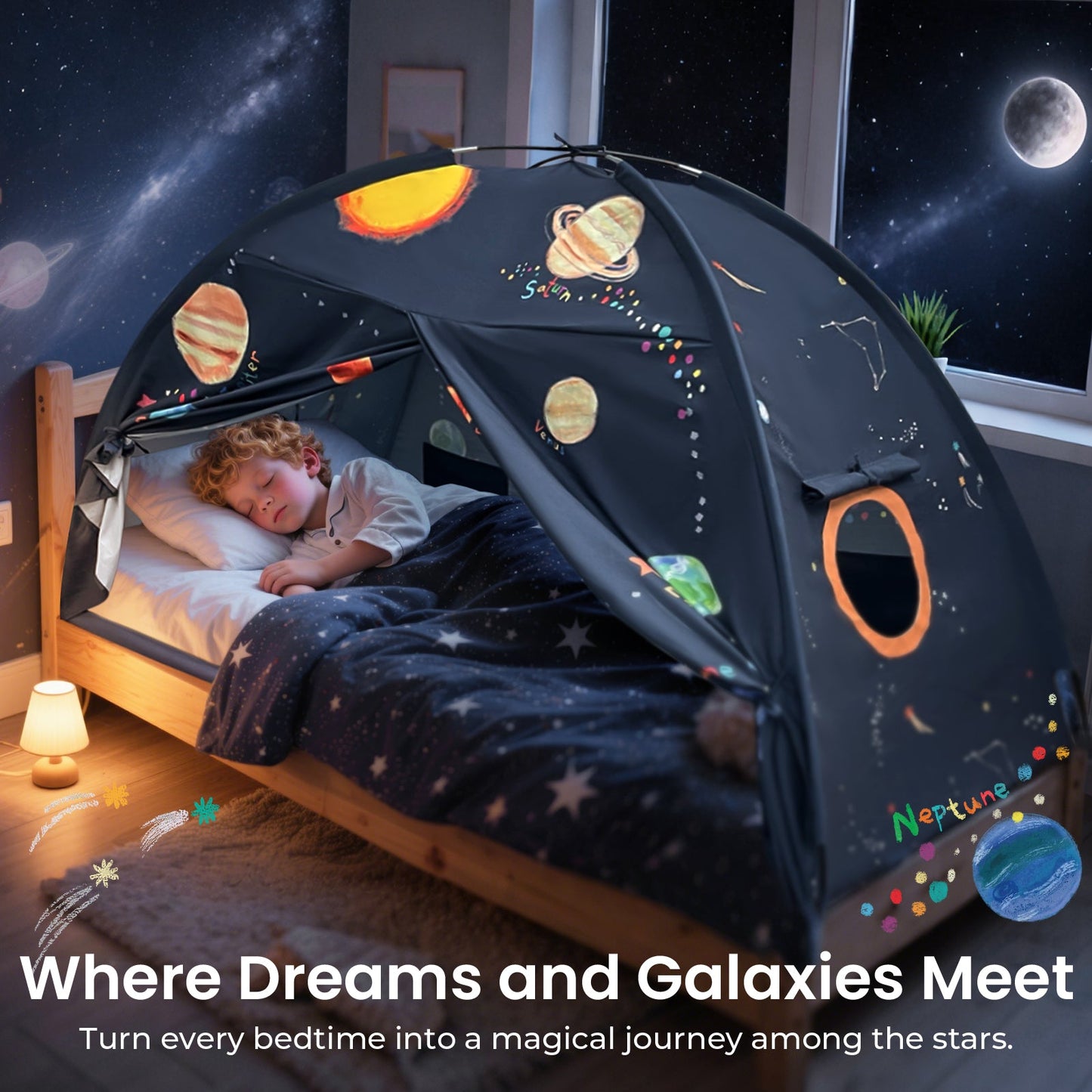 Tiny Land® Versatile Kids Bed Tent & Play Tent