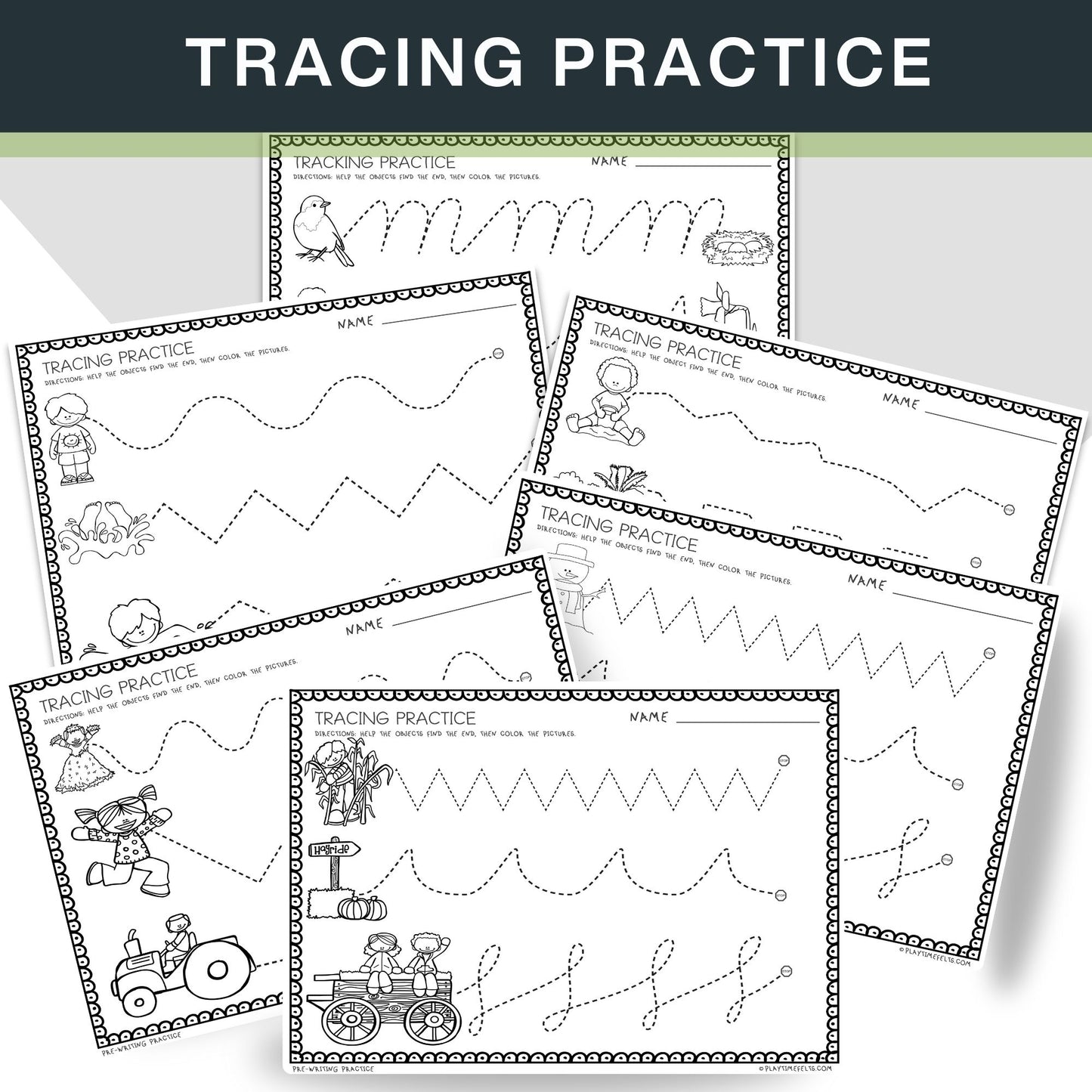 Preschool Worksheet Bundle: 1400+ Pages, Activity Printables PDF Download