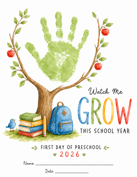 A Sweet First-Day Keepsake - FREE Back to School Printable