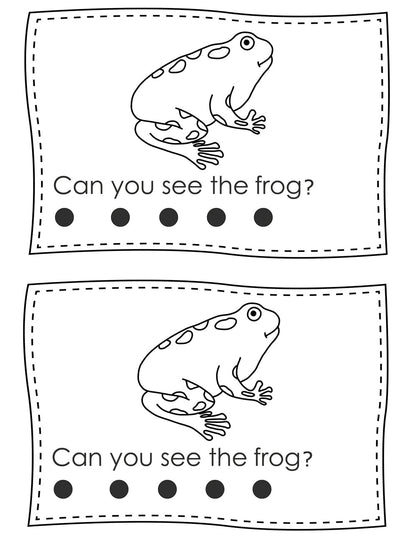 FREE Frog Life Cycle Beginning Readers Mini Book - Preschool Activity Sheets Playtime Felts
