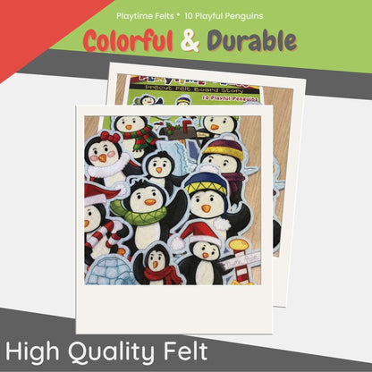 14 Kids Short Stories 10 Playful Penguins Felt Board Story for Preschoolers