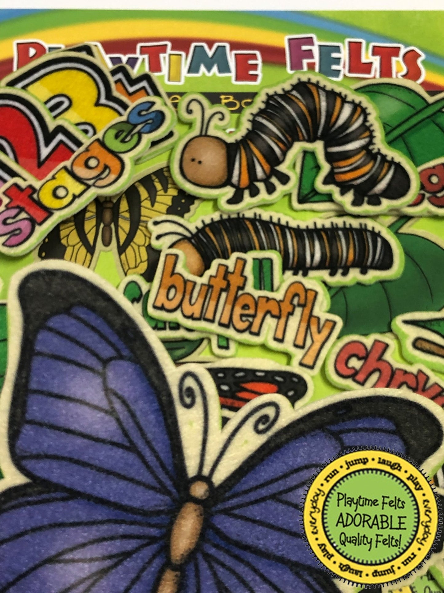 Butterfly Life Cycle | Felt Board Story Set for Preschool - Felt Board Stories for Preschool Classroom Playtime Felts
