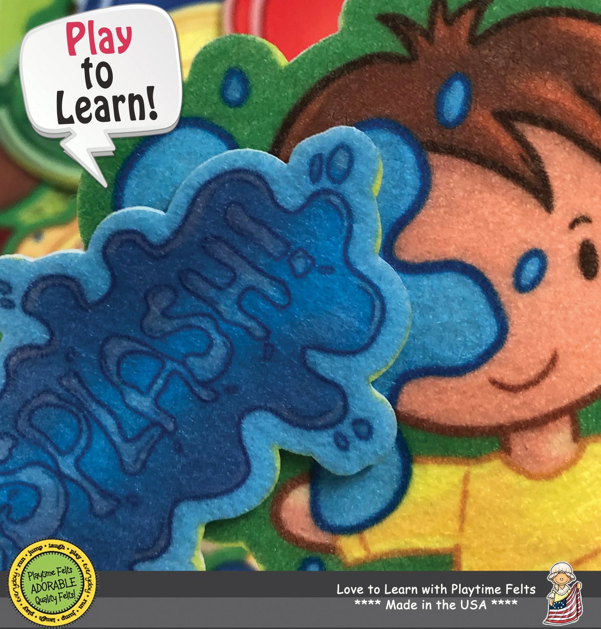 Color Water Balloons Flannel Stories for Preschoolers - Felt Board Stories for Preschool Classroom Playtime Felts