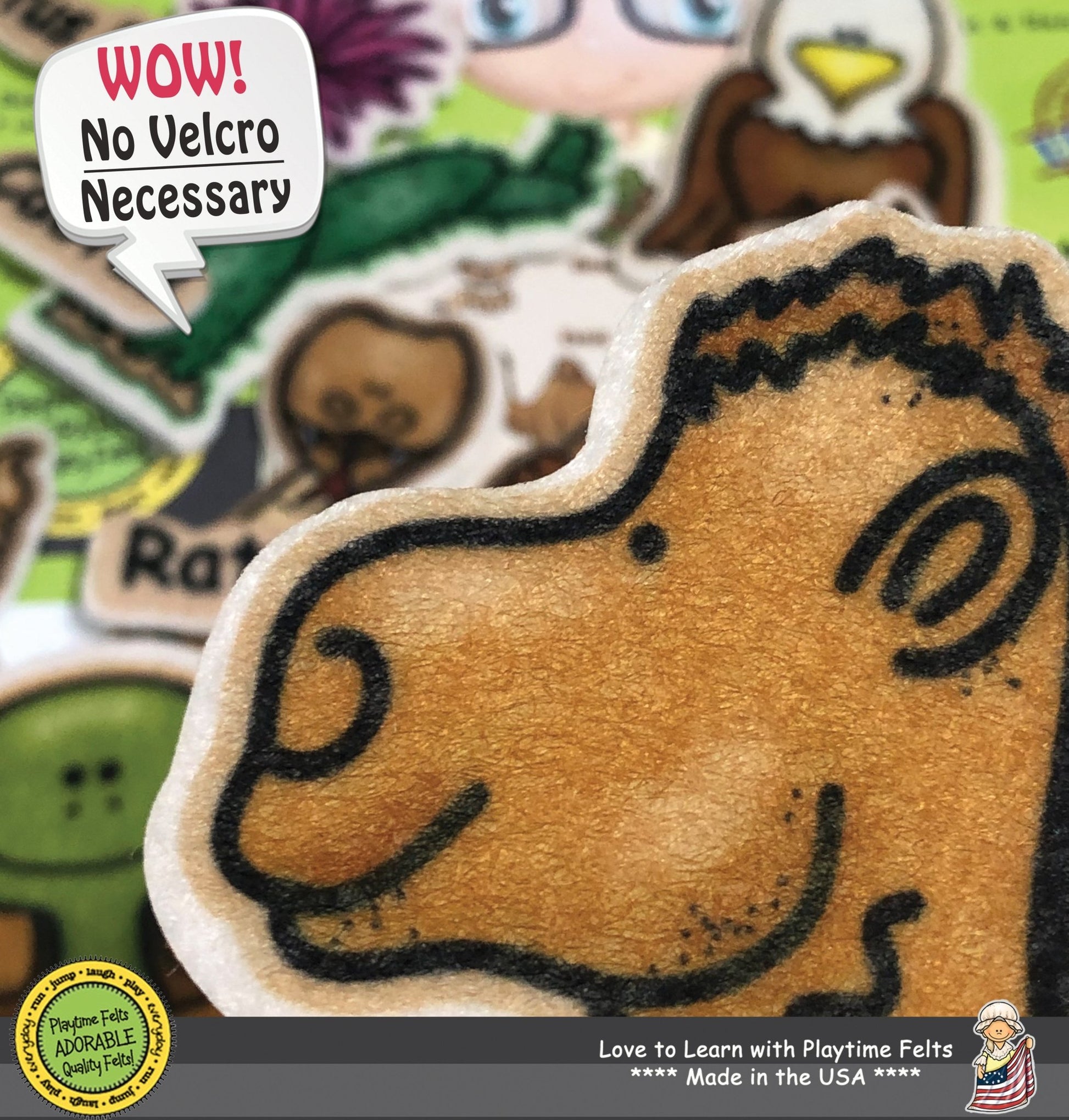 Desert Animals and Their Names | Felt Board Story Set for Preschool - Felt Board Stories for Preschool Classroom Playtime Felts