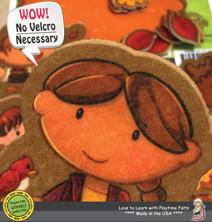 Fall Leaves Felt Board Play Counting and Patterns - Felt Board Stories for Preschool Classroom Playtime Felts