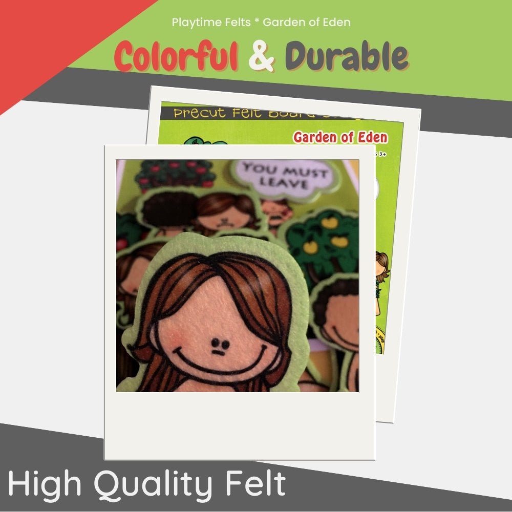 Garden of Eden | Felt Board Bible Stories for Preschool - Felt Board Stories for Preschool Classroom Playtime Felts