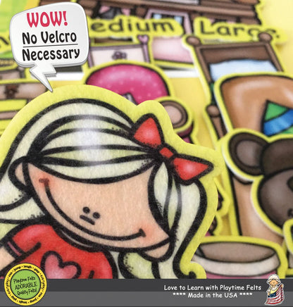 Goldilocks and the Three Bears Felt Board Story - Felt Board Stories for Preschool Classroom Playtime Felts