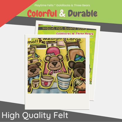 Goldilocks and the Three Bears Felt Board Story - Felt Board Stories for Preschool Classroom Playtime Felts