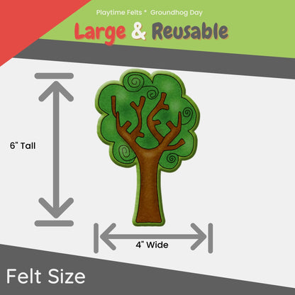 Groundhog Day | Felt Board Story Set for Preschool - Felt Board Stories for Preschool Classroom Playtime Felts