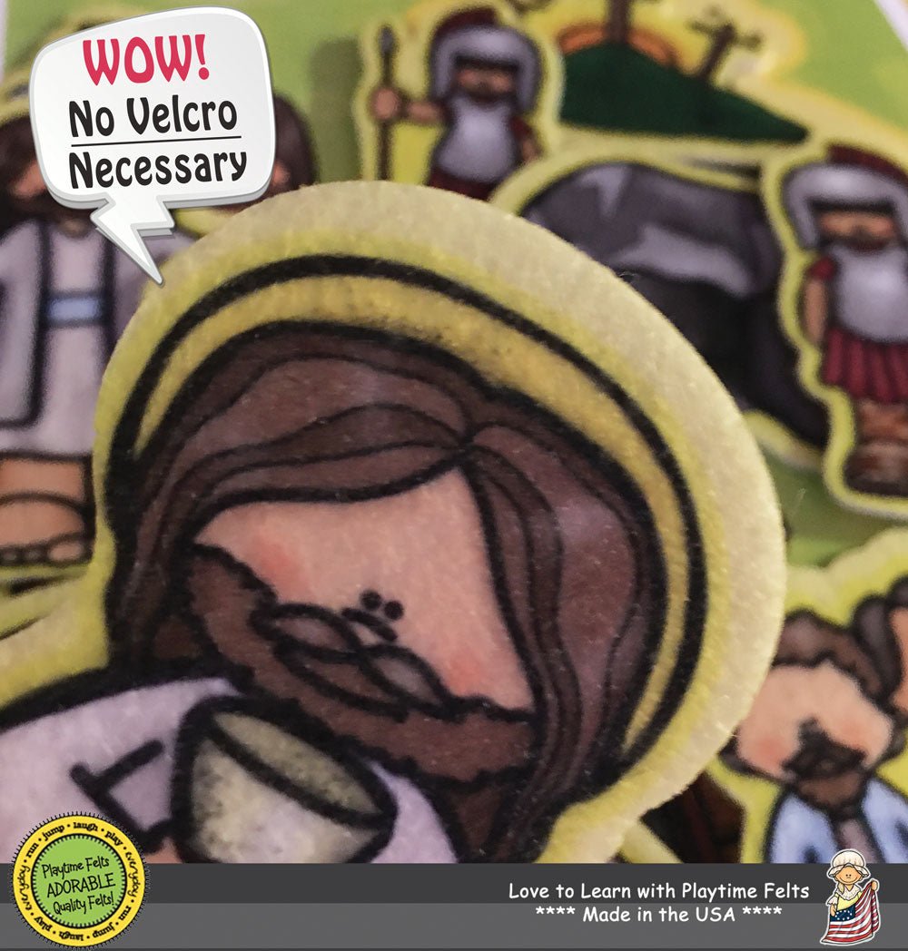 He is Risen | Felt Board Bible Stories for Preschool - Felt Board Stories for Preschool Classroom Playtime Felts