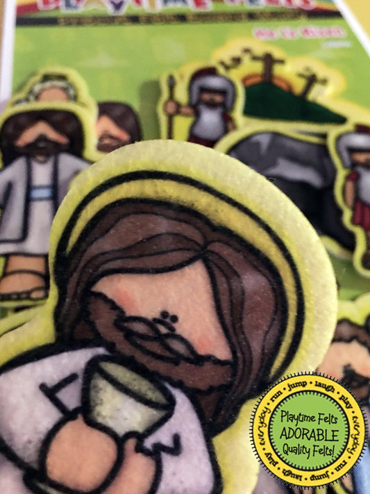 He is Risen | Felt Board Bible Stories for Preschool - Felt Board Stories for Preschool Classroom Playtime Felts