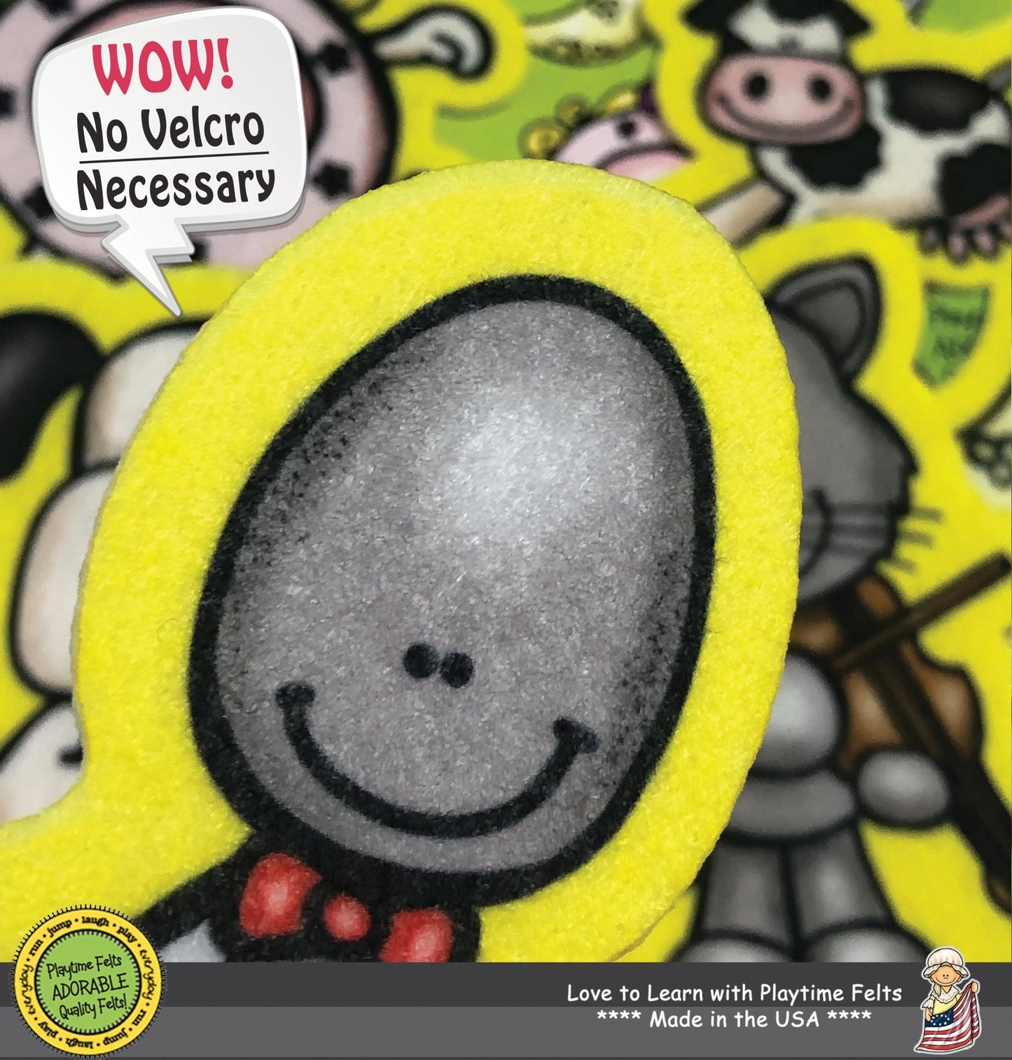 Hey Diddle Diddle | Nursery Rhyme Felt Board Stories - Felt Board Stories for Preschool Classroom Playtime Felts