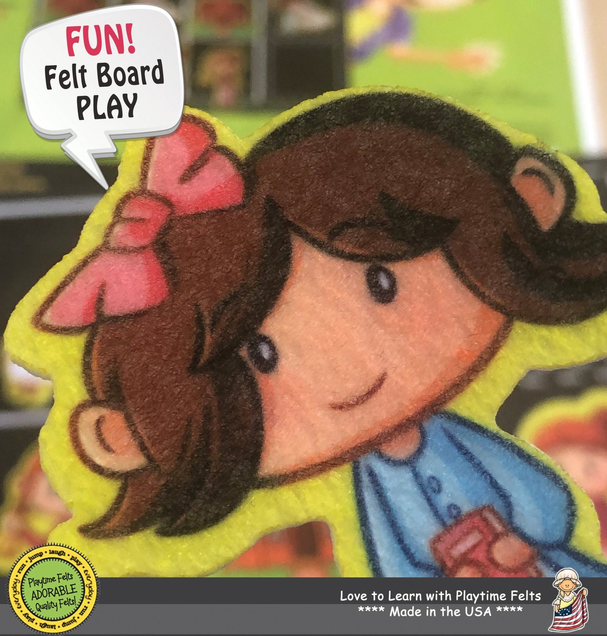 Mary Had a Little Lamb Pattern Games for Preschoolers - Felt Board Stories for Preschool Classroom Playtime Felts