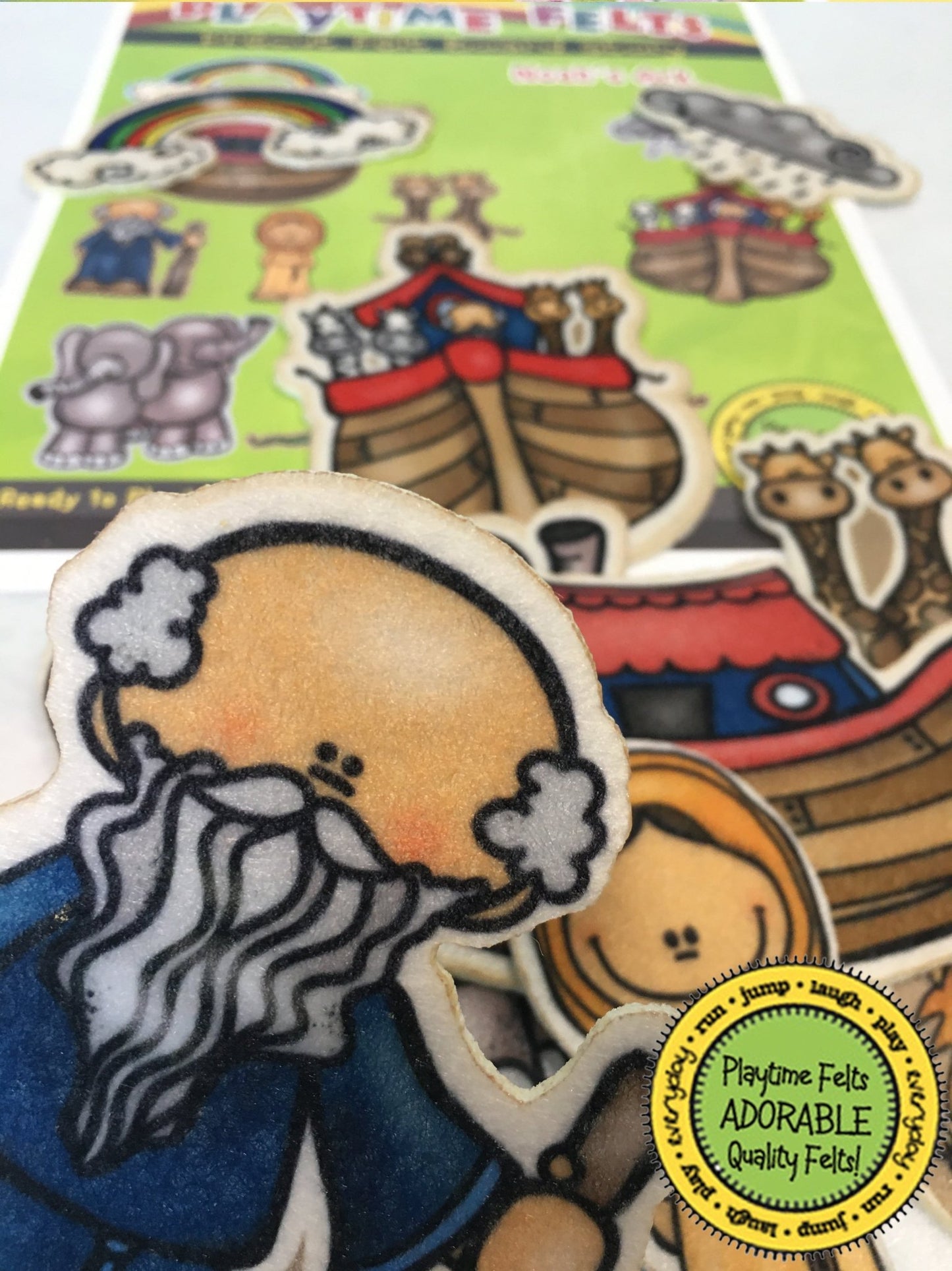 Noah's Ark | Felt Board Bible Stories for Preschool - Felt Board Stories for Preschool Classroom Playtime Felts