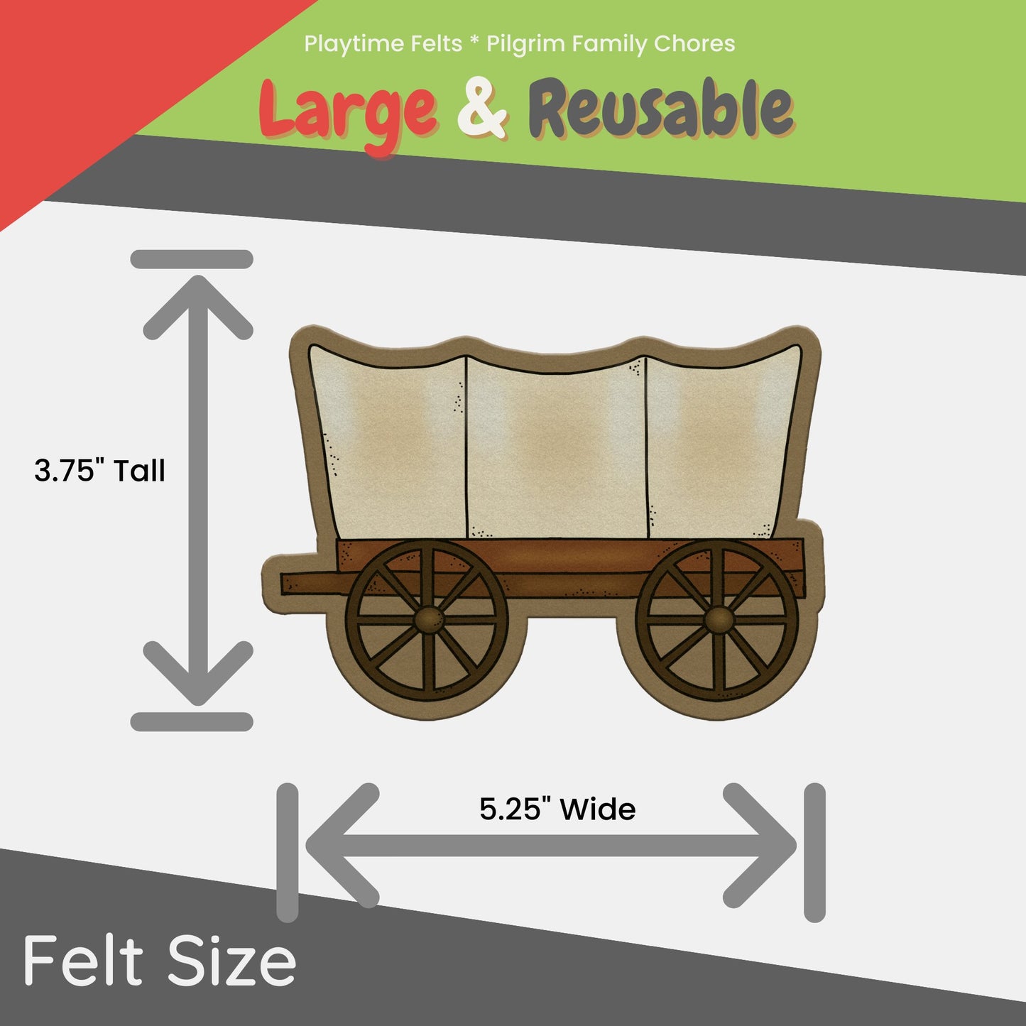 Pilgrim Chores 1621 | Felt Board Story Set for Preschool - Felt Board Stories for Preschool Classroom Playtime Felts