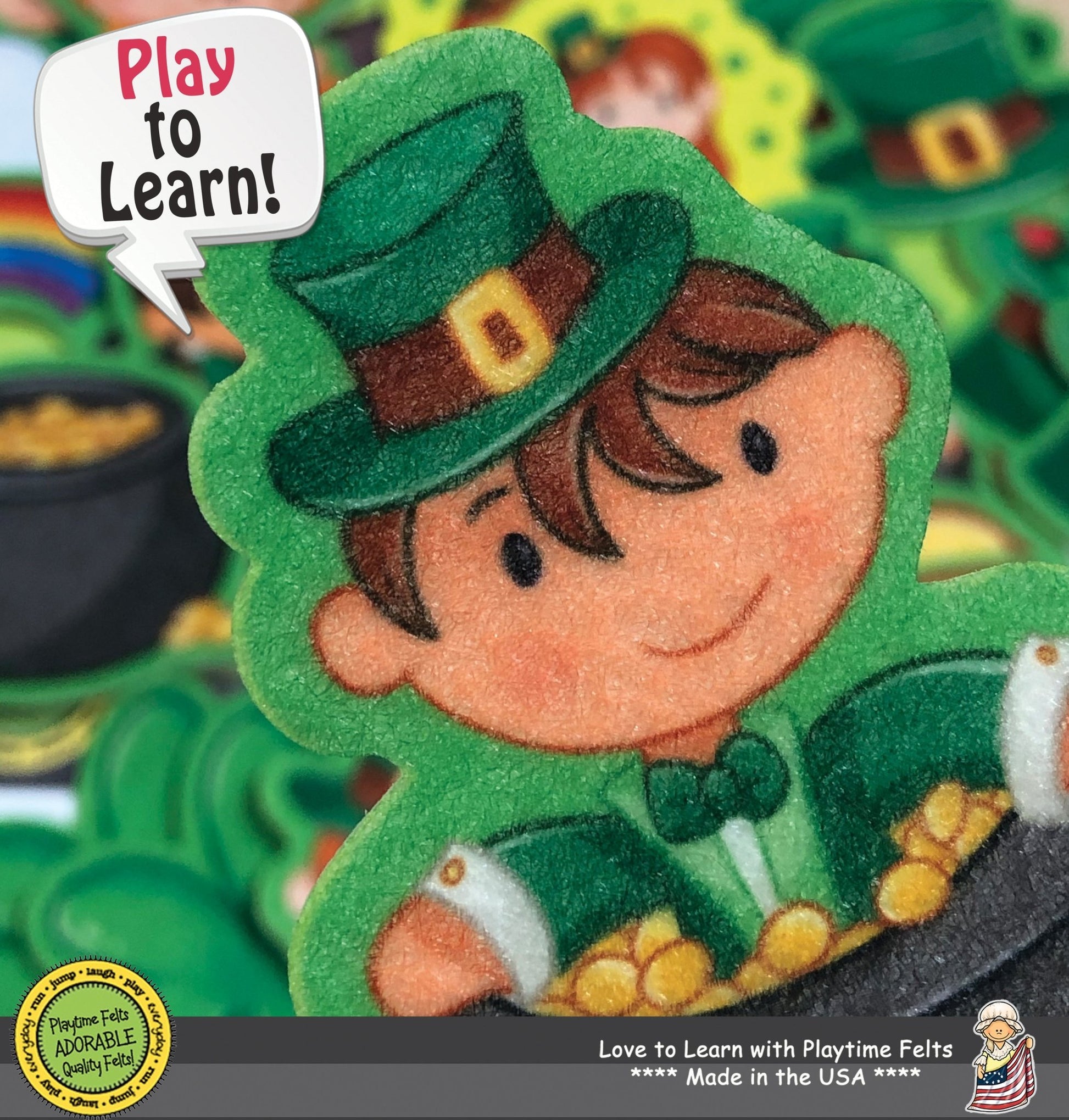 Saint Patrick's Day Preschool Activities Felt Board Play - Felt Board Stories for Preschool Classroom Playtime Felts