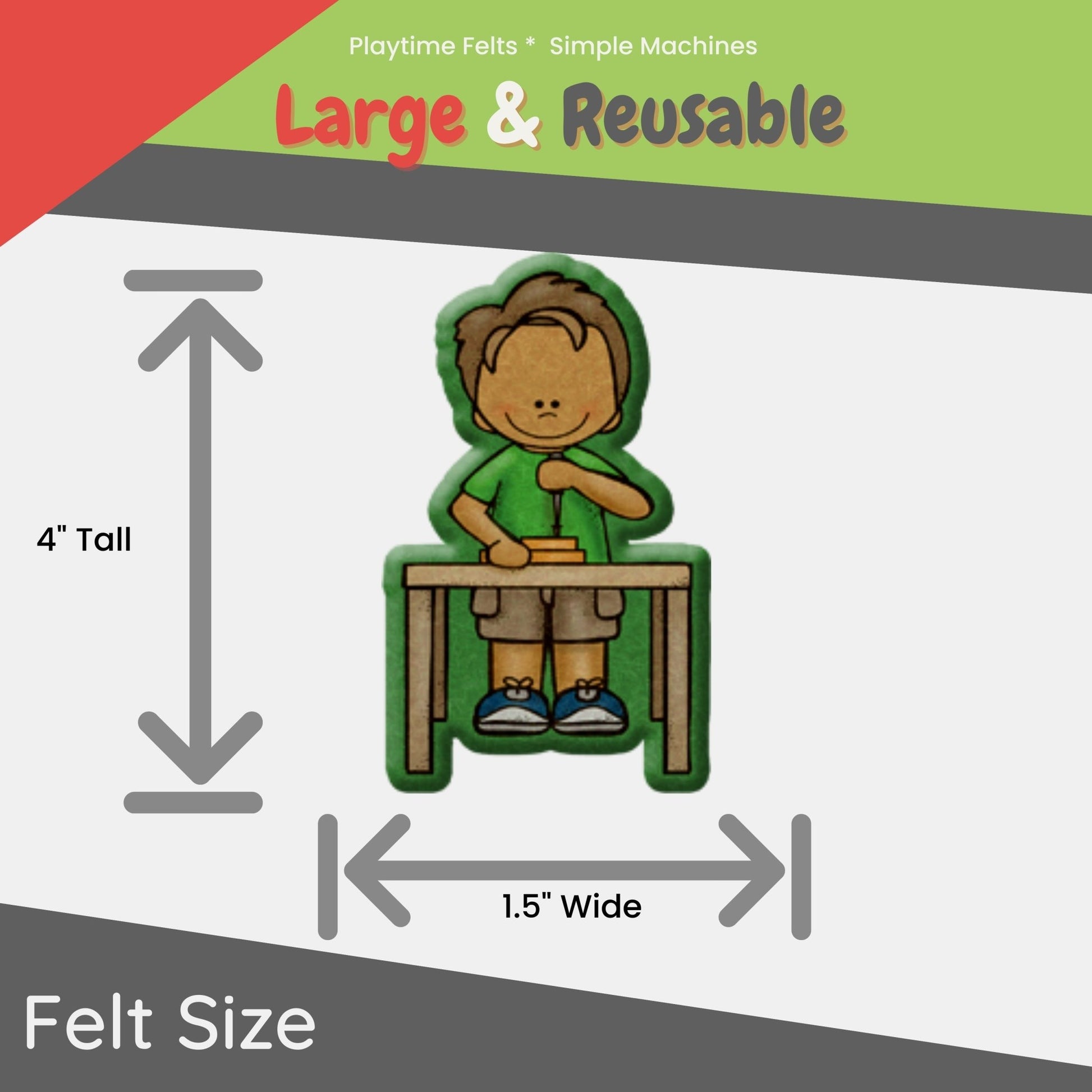Simple Machines | Felt Board Story Set for Preschool - Felt Board Stories for Preschool Classroom Playtime Felts