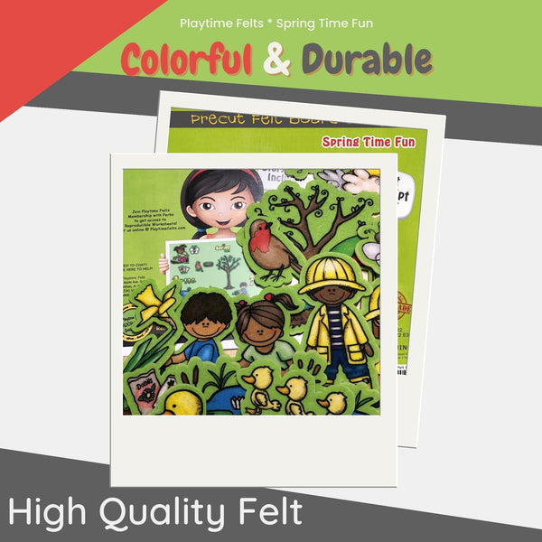 Spring Color Stories Spring Felt Board Stories for Preschoolers – Playtime Felts
