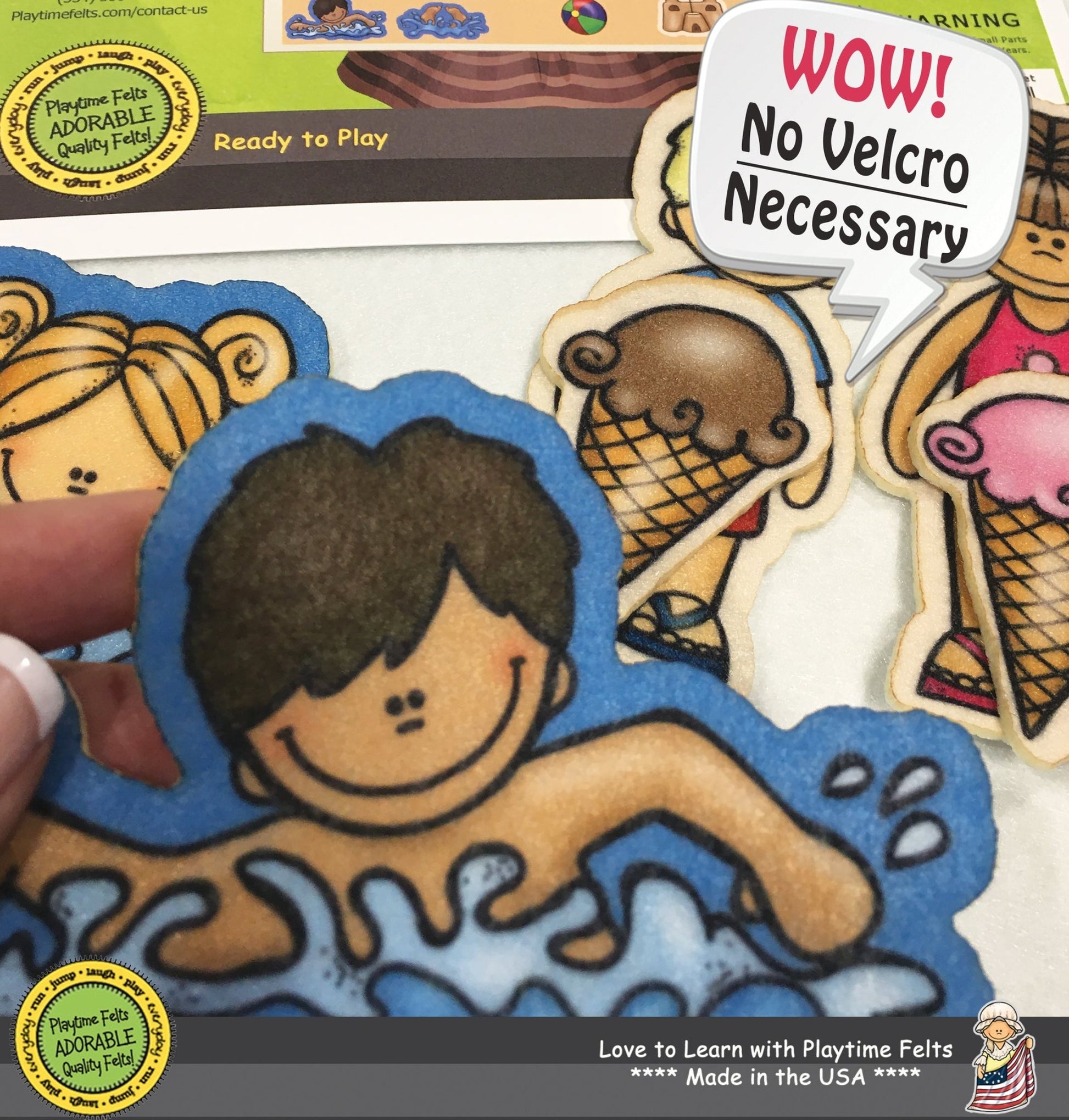 Summer Felt Board Stories for Preschoolers - Felt Board Stories for Preschool Classroom Playtime Felts
