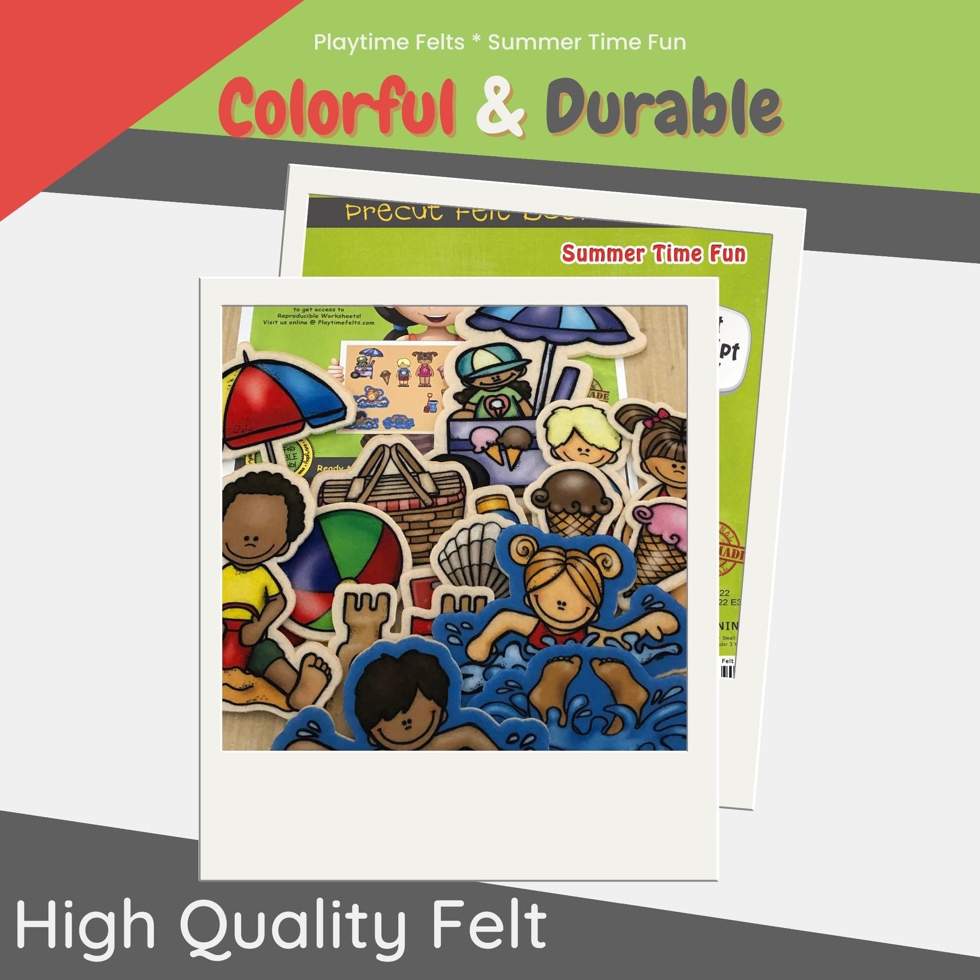 Summer Felt Board Stories for Preschoolers - Felt Board Stories for Preschool Classroom Playtime Felts